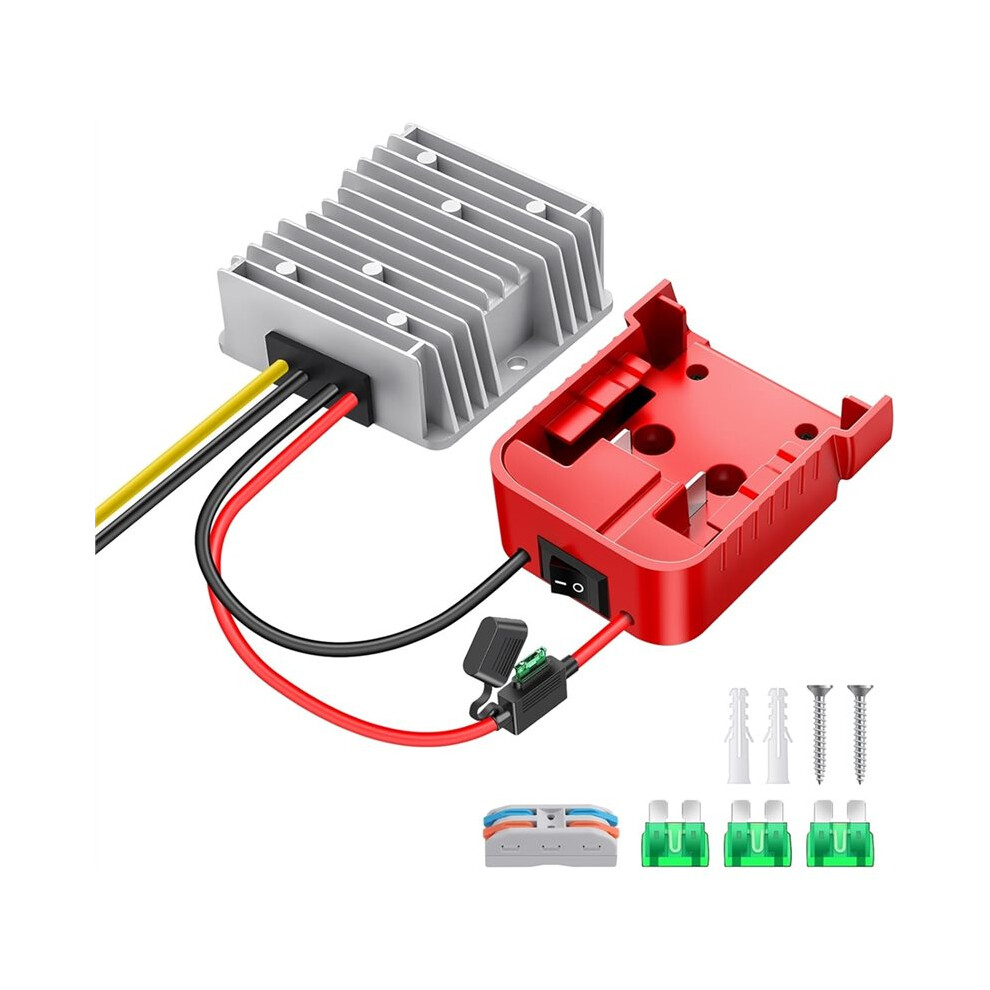 18V To 12V Step Down Converter,For M18 Battery Adapter, 12V 20A 240W Buck Converte,Multifunctional Design 6032564917016