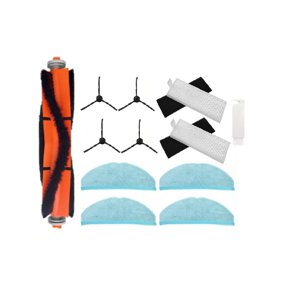 12 Pcs For Homerun 7000 Series Xu7100/01 Xu7100/02 Vacuum Main Side Brush Mop Filter 4711448338193