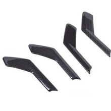 4Pcs Car Inner Door Handle Cover Trim Sticker for 5 Series G60 2024-2026 Real Carbon Fiber Interior Trim Glossy