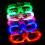 Lunettes lumineuses colorées de célébration confortables-Vert 6
