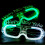 Lunettes lumineuses colorées de célébration confortables-Vert 7