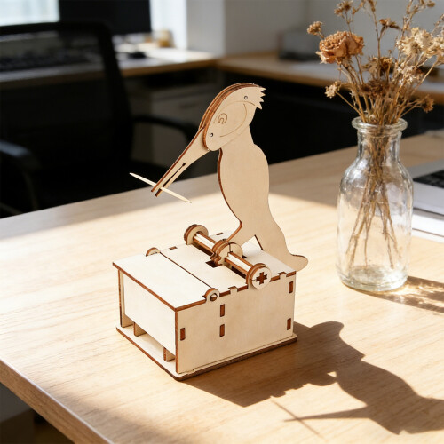 Creative Educational Pecker Wooden Toothpick Holder Craft Set 1