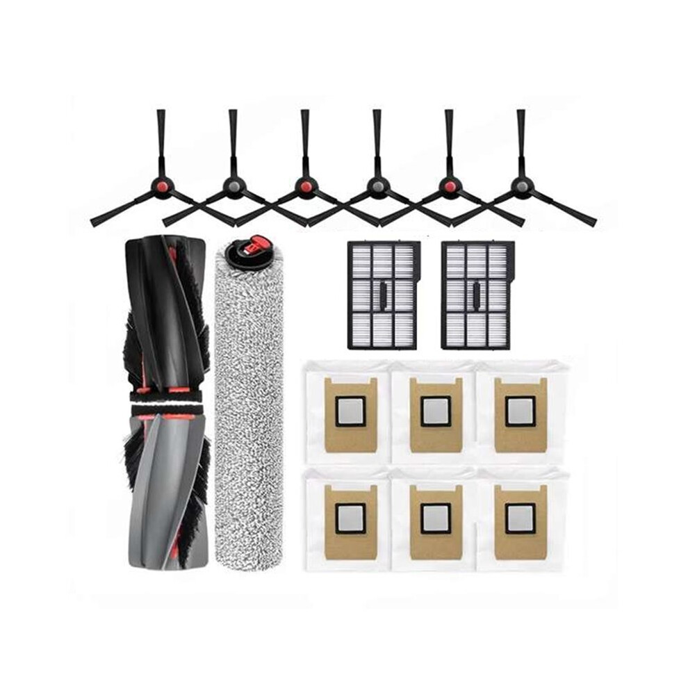 16Pcs For Omni E25 / E28 Vacuum Cleaner Spare Parts Vacuum Main Brush Roller Brush Side Brush Dust Bag Filter 4712512176857