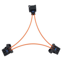 MOST Optic Fiber Jumper Cable Multimedia Connectors for Etc. 2 Female 1 Male