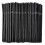(100 sticks) Bendy plastic straws compatible with hotels, 200pcs black drinking straws 1