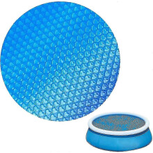 (Round 10ft) Solar pool cover compatible with spas - thermal insulation bubble film sheet