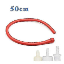 (50CM Hose) Silicone Douche Hose compatible with Enema Use, 50/100/150/200CM Length Selection