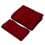 (Red, 8FT) Professional-Grade Felt compatible with Hotel Pool Tables, 7 8 9ft Replacement Cloth 1