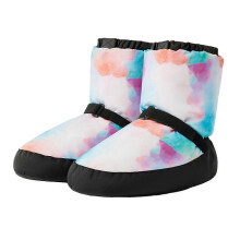 (Neon, S) Ballet Warm-Up Shoes compatible with Winter, Durable Cotton Blend Dance Footwear Pair