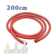 (200CM Hose) Silicone Douche Hose compatible with Enema Use, 50/100/150/200CM Length Selection