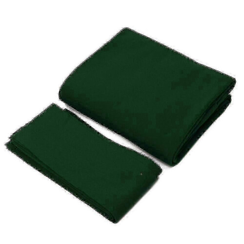 (Green, 9ft) Professional-Grade Felt compatible with Hotel Pool Tables, 7 8 9ft Replacement Cloth