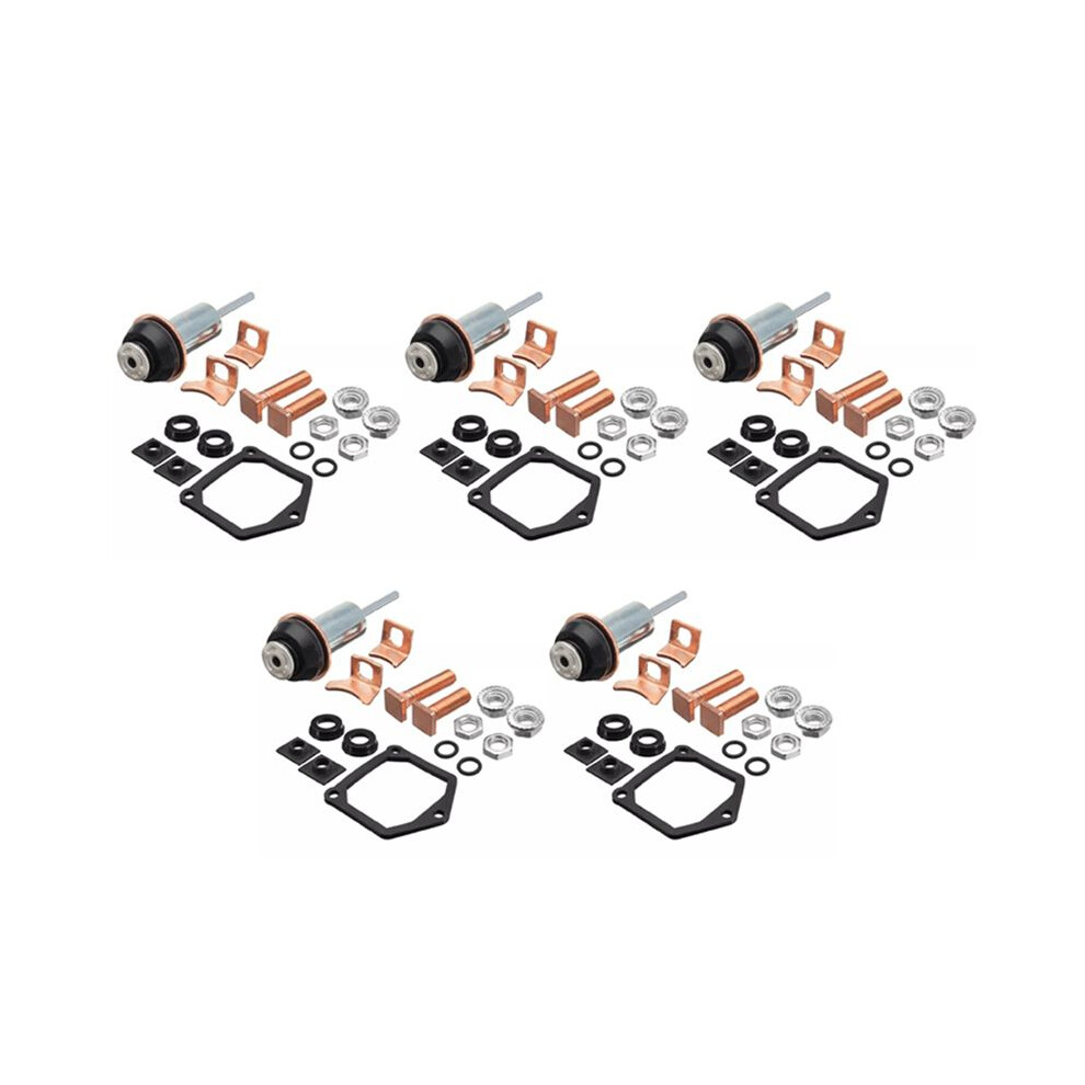 5X Universal Motor Solenoid Repair Rebuild Kit Plunger Contacts Set For 4713802208548
