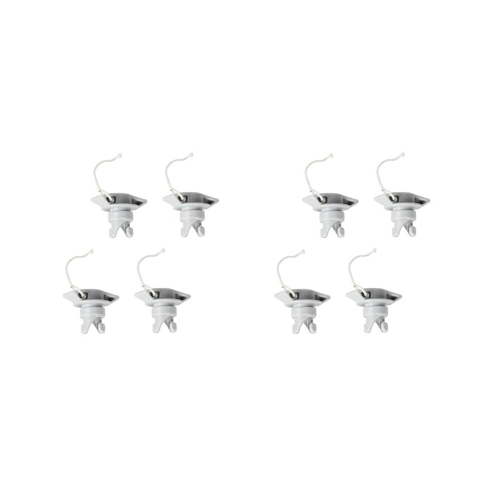 8Pcs Inflatable Raft Valves Lids Cap Dinghy Valves Plug Boat Accessories 6033075594734