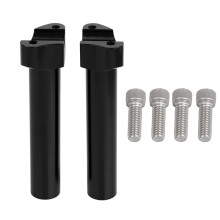 CNC 6.5Inch Tall Handlebar Risers for Most Dyna Models with 1inch (At the Center) Handlebars Aluminum Bar