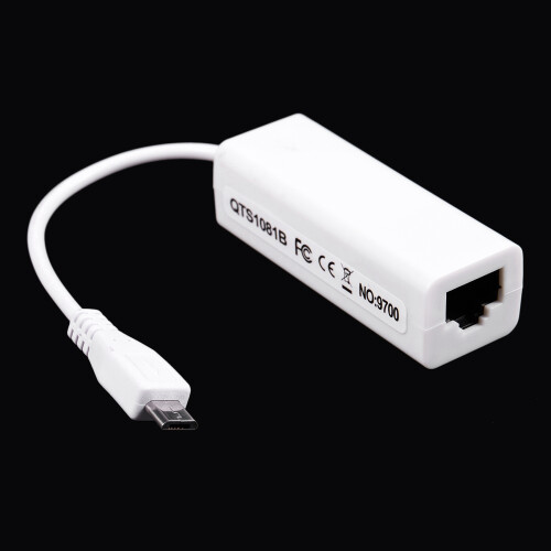 2X  USB 5 Pin 10/100 Mbps RJ45 LAN Ethernet Adapter for Tablet PC 2