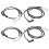 2X Front & Rear Brake Pad Sensor for  E90 E91 E92 E93 1 3-Series 34356762252 1