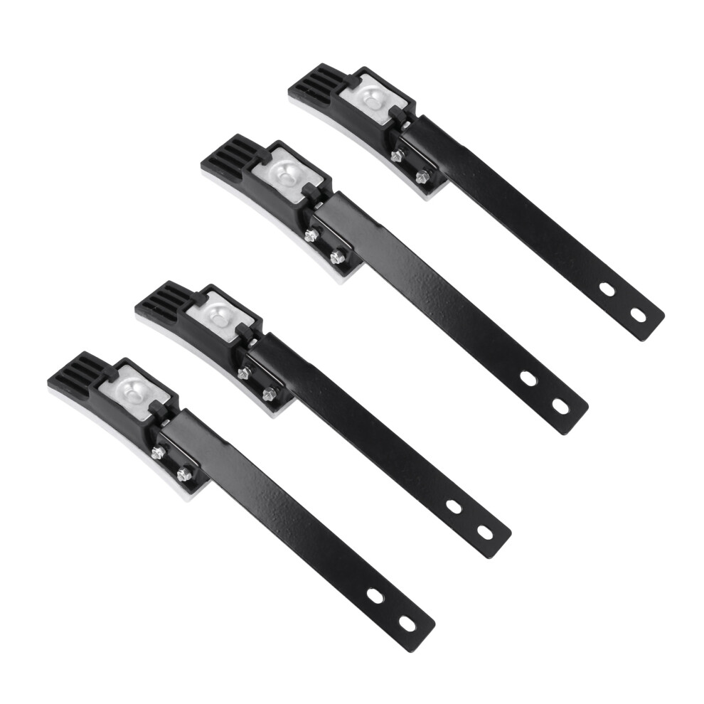 4Pcs Bike Brake Pads,Exercise Bike Brake Pads,Hairy Pad Blike Brake Group,Replacement Parts For Fitness White/Black 4711095320787