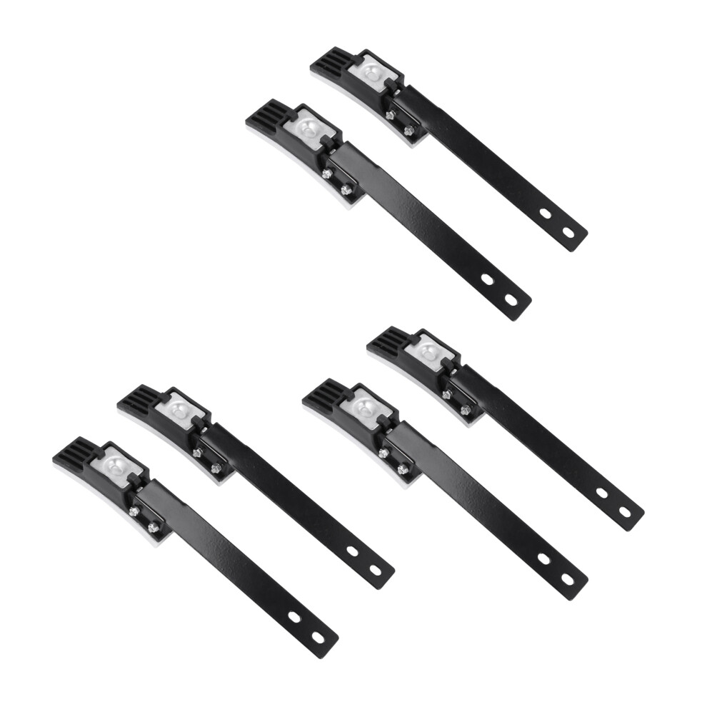 6Pcs Bike Brake Pads,Exercise Bike Brake Pads,Hairy Pad Blike Brake Group,Replacement Parts For Fitness White/Black 4712806661120