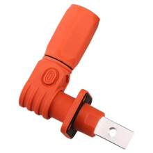 Conector de Terminal de Caja de Batería, 200 A, Terminal de Enchufe Rápido Desmontable, Ignífugo, IP67, Núcleo Único, 200 A, Color Naranja