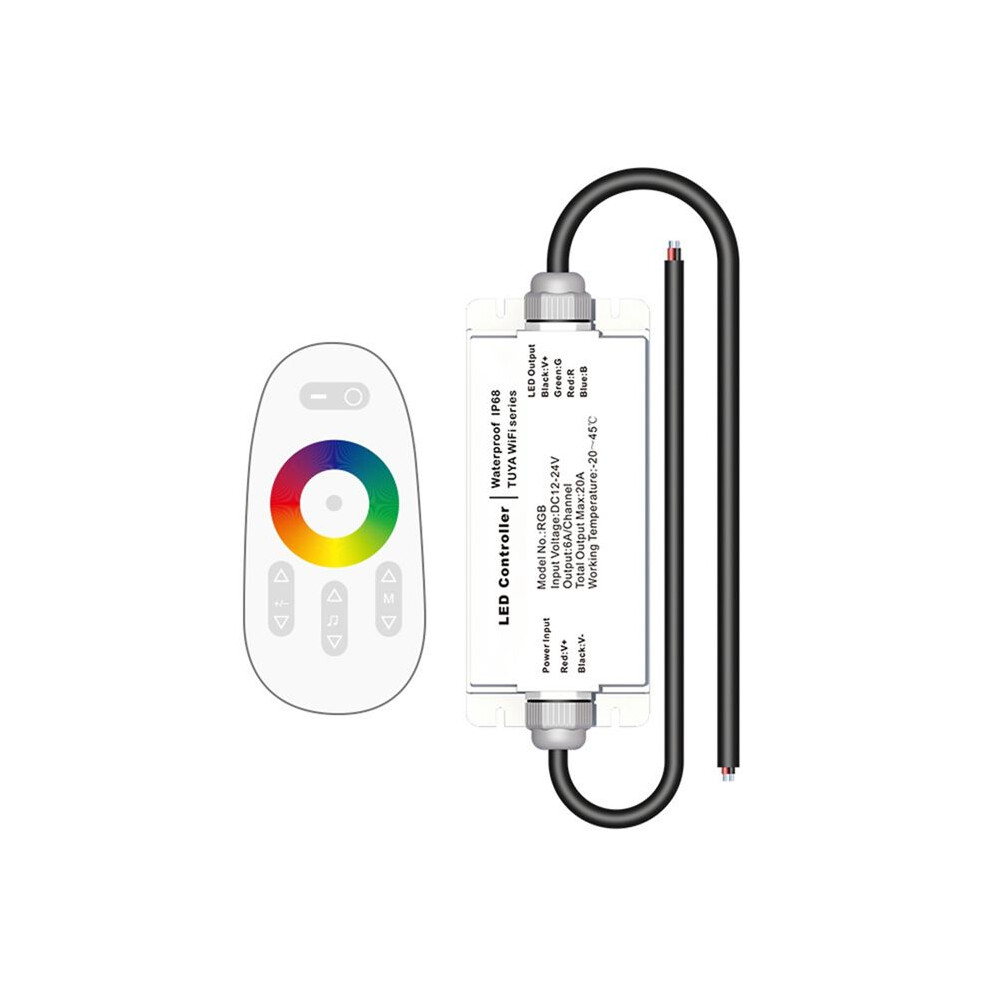 Tuya Wifi Dc12v 24V Led Strip Waterproof Controller Ip68 Rain-Proof With Tuya Voice Remote Control Rgb 4711519490973