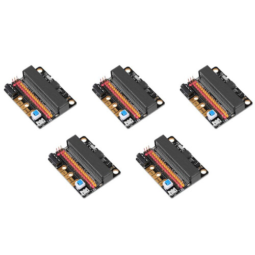 5X Micro-Bit Expansion Board IOBIT V2.0 Breakout Adapter Shield with Buzzer for BBC Micro:Bit Kids'S Python Programming