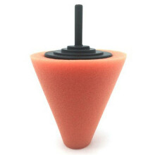 Car Wheel Hub Polish Buffing Shank Polishing Sponge Cone Metal Foam Pad for Car Wheels Car Doors and Handles 8Pcs
