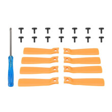 Para  FLIP Propeller 4022F Color Reemplazo Hélice Ala Accesorios,Accesorios Cuchilla Drone Cámara Accesorios Naranja
