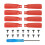 For  FLIP Propeller 4022F Color Replacement Propeller Wing Blade Accessories,Blade Drone Camera Accessories Red 1
