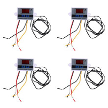 4X 10A AC110-220V Digitaler LED Temperatur Regler XH-W3001 für Inkubator Kühlung Heiz Schalter Thermostat NTC Sensor
