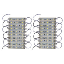 2 x 10Pcs 5050 SMD 3 LED Streifen-Schnur-Licht Des Modul-LED Wasserdichtes  12V Kühles Weiß