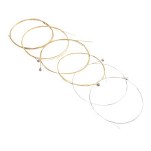 Ensemale 6 Metal Cordes pour guitare acoustique 1 metre 1M Nouveau
