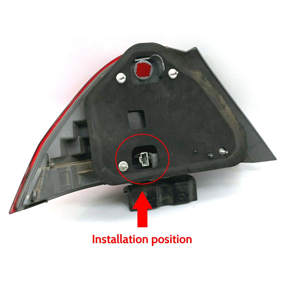 12Pcs Car T20 Socket Brake Tail Lamp Rear Socket Holder For Accord T20w 33515-S50-003 Light 4713946091594