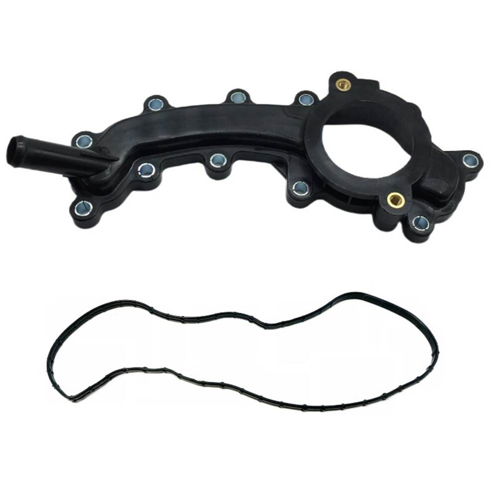4X Thermostat Housing Water Outlet Fit For 300 2014-2017 5184653 5184653Ad Black 6032703814916