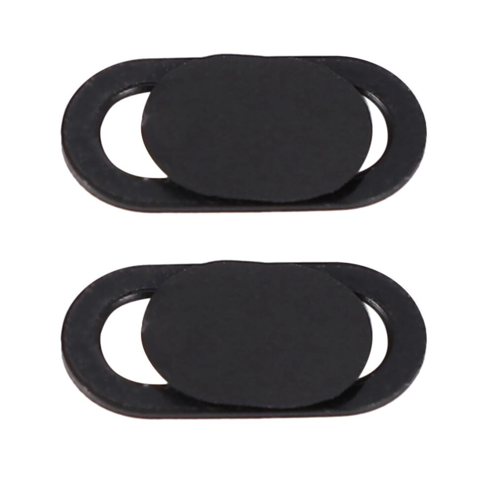 2X Universal Webcam Cover Slider Camera Cover Case Privacy Protection Shutter Sticker For Smartphone Tablet Desktop Black 6032965854088
