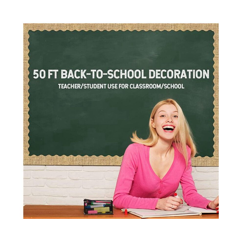 2X Border Sticker Bulletin Board Sticker, 20M For Bulletin Board Teachers/Students For Classroom/School Decoration 6031250393745