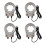 4X 48 LED Industrial Microscope Camera Light Source Ring Lamp Light  Lamp Adjustable Brightness USB Interface 1