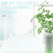 50 PièCes SéRies Tampons de Chiffons de Vadrouille Forts Jetables pour Deebot OZMO T8 AIVI T8 Max T9 Puissance / Max PièCes D'Aspirateur