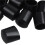 Rubber Caps 200-Piece Black Rubber Tube Ends 10mm Round 6