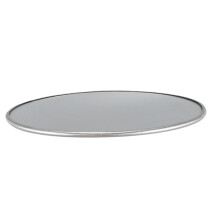 3X Silver Tone 3.7 Inch Dia Round Rear View Blind Spot Mirrors for Car