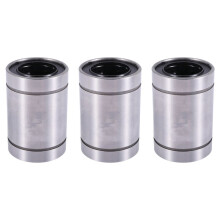 3X LM25UU 25mmx40mmx59mm Double Side Rubber Seal Linear Motion Bearing Bushing