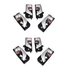 4x Inside Door Handle Front Rear Left Right Set for  Sonata 2005 2006 2007 2008 826103K020 826203K020 Car Styling