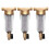 3X 4 Split-Mouth Water Filters Front Purifier Copper Lead Pre-Filter Backwash Remove Rust Contaminant Sediment Pipe 1