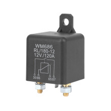 3X  12V Relais Batterie Trennrelais 12V/120A Spitzenlast fuer Pkw Lkw Kfz (12V/120A)