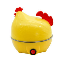 ACuociuova A Forma di Pollo per 7 Uova, Apparecchio da Cucina per Cuocere Uova Sode Morbide, Spina UK A