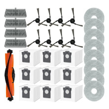 For L10s Ultra Gen 3/L40 Ultra/ X40 Ultra, MOVA P50 Pro Ultra/ P10 Pro Ultra Main Side Brush Bags Mop Filters
