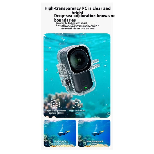 Waterproof Case for  Osmo  45M Underwater Dive Housing Shell Transparent Protective Camera Cover Accessory