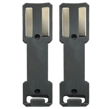 2-Pack Magnetic Aerosol Can Holder, Double-Sided Magnet, Sprayer Can Organizer for Garage, Toolbox Black