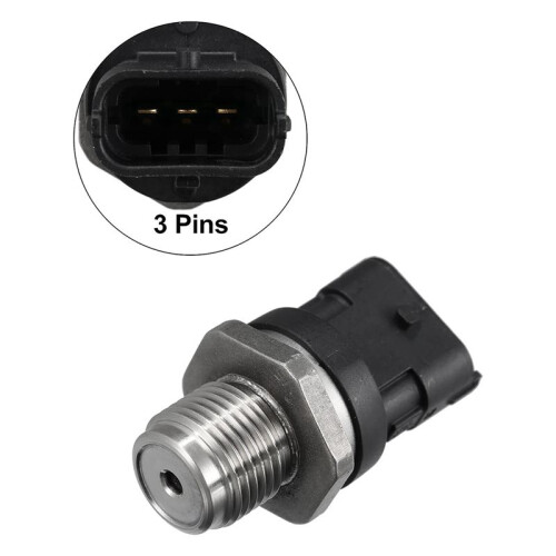 2X 0281002908 Sensor de PresióN de Riel ComúN Sensor de PresióN de Riel de Combustible para 2