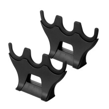 2 Pcs Magnetic Fishing Rod Holder for Car Portable Outdoor Pole Rack with 3 Holder Slots for Truck Bed Wall Garage Door