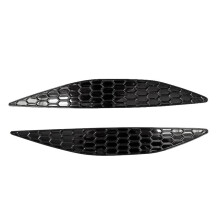 1 Paar Auto Styling Honingraat Staart Mistachterlicht Cover Trim voor 7 MK7 2014-2018 Achter Bar Bumper Strips Sticker